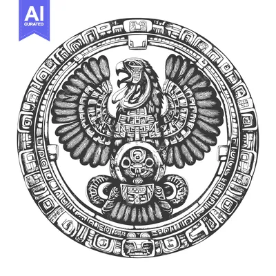 Popular premium asset: Aztec Eagle with Circular Ornamentation