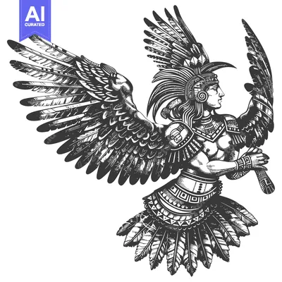 Popular premium asset: Aztec Warrior with Eagle Feathers and Headdress