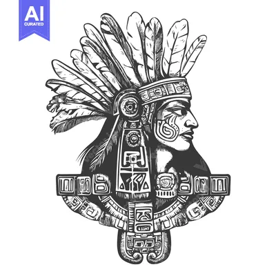 Popular premium asset: Aztec Warrior with Headdress and Detailed Ornamentation