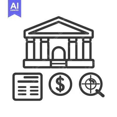 Aset premium populer: Conceptual illustration featuring financial and business related conce