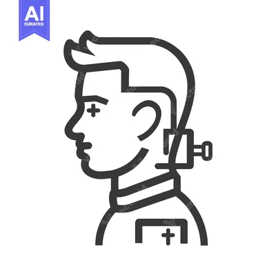 Popular premium asset: A medical icon depicting a person having a scan performed