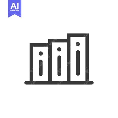 Popular premium asset: Three bar charts with increasing height representing growth and progre