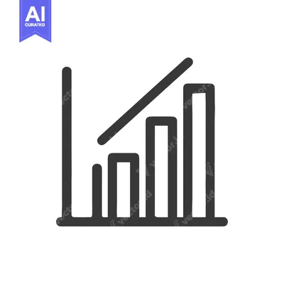 Premium design asset: Simple, Hand-Drawn Bar Graph Illustrating Growth