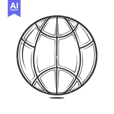 Aset premium populer: A simple illustration depicting the globe in a line drawing style