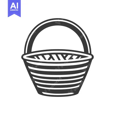 Popular premium asset: A simple graphic depicting a woven container with a curved handle