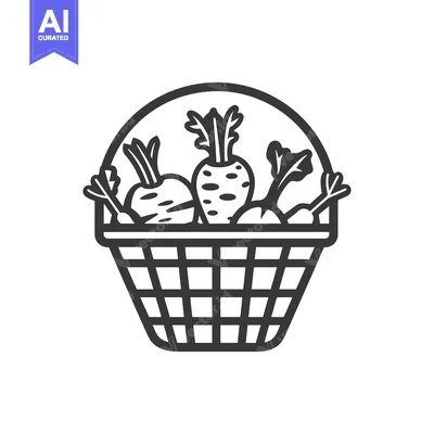 Popular premium asset: Basket of Carrots with Green Tops