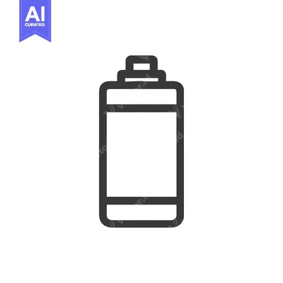 Popular premium asset: Minimalist Spray Bottle Icon: Clean Line Art on White Background