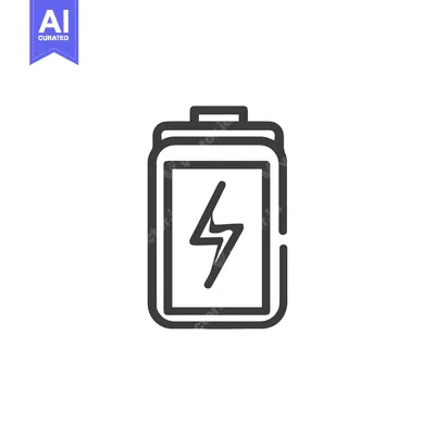 Popular premium asset: Battery Charging Icon: Modern Line Art Symbol of Energy and Power