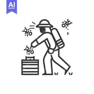 Aset premium populer: Beekeeper with Smoker and Hive in a Garden Setting