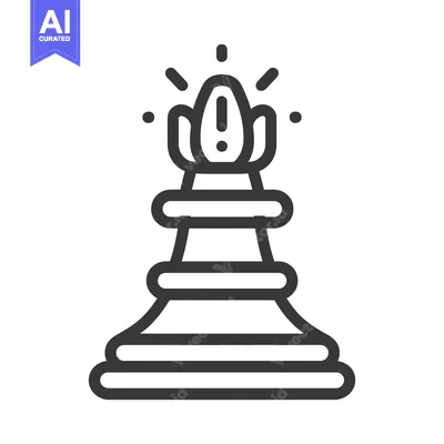 Popular premium asset: A stylized black and white icon representing a chess piece