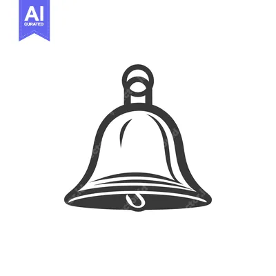 A simple graphic depiction of a traditional bell shape