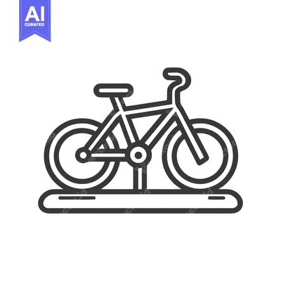 Popular premium asset: Minimalist Bicycle Icon: Bold Outline, Modern Design, White Background