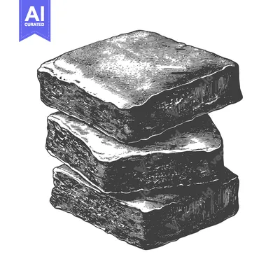 Popular premium asset: A Stack of Delicious Chocolate Brownies Dessert