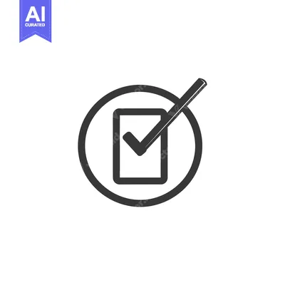 Aset premium populer: Black And White Checkmark Icon Inside Circle 3455