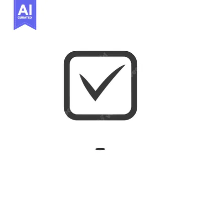Popular premium asset: Black And White Checkmark In A Square 3456