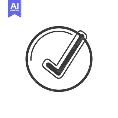 Popular premium asset: Black and White Checkmark Inside a Circle