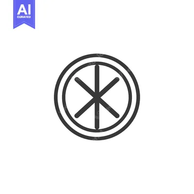Popular premium asset: Black and white circular icon with a four-pointed star inside