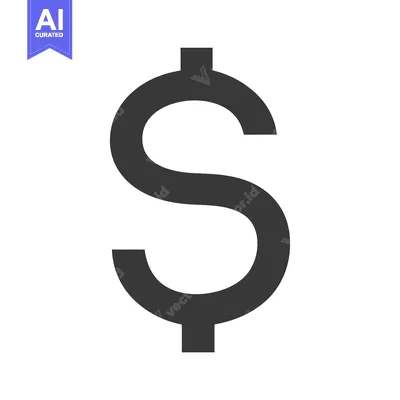 Aset premium populer: Black and White Dollar Sign Icon