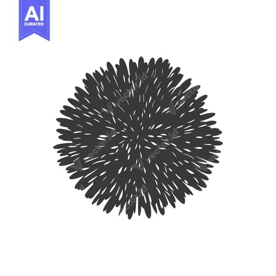 Aset desain premium: Black and White Hand Drawn Flower Silhouette