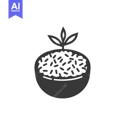 Popular premium asset: Black and White Icon of a Plant Growing from a Pot of Soil