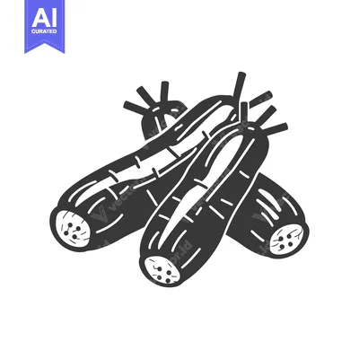 Aset premium populer: Black and white illustration of three whole black peppercorns
