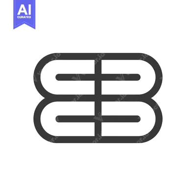 Aset premium populer: Black and white line art icon of three stacked horizontal bars