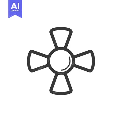 Aset premium populer: Black and white line art illustration of a cross with a circle in the