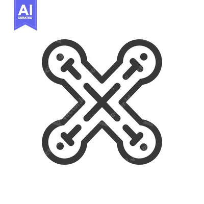 Aset premium populer: Black and white line art illustration of a drone