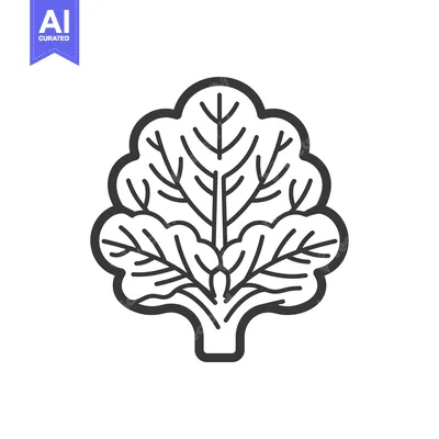 Popular premium asset: Black and White Line Art Illustration of a Single Leaf
