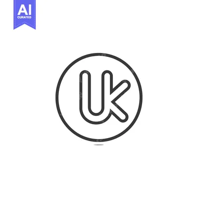 Aset desain premium: Black and White Line Art of the Ukranian Hryvnia Currency Symbol