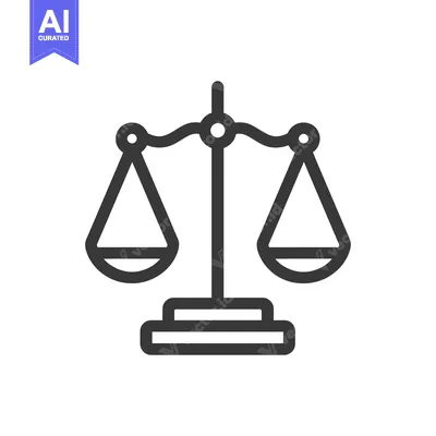 Popular premium asset: Black and White Line Drawing of a Scale