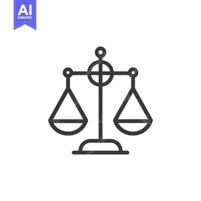 Popular premium asset: Black and White Line Drawing of a Scale