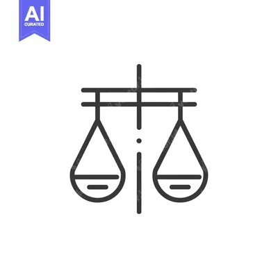 Popular premium asset: Black and White Line Drawing of a Scale
