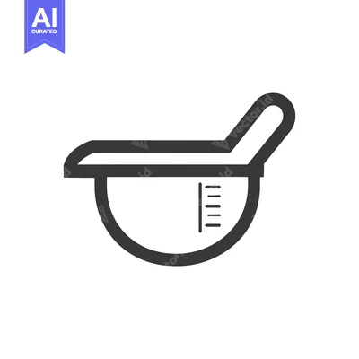Aset premium populer: Black and White Outline of a Measuring Cup