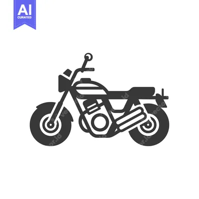 Aset premium populer: Black and White Silhouette of a Motorcycle
