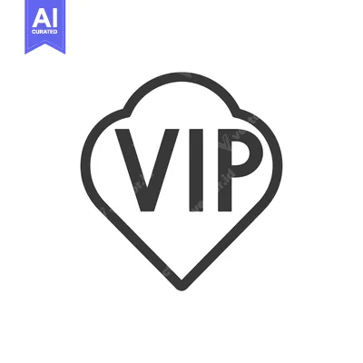 Aset premium populer: Black and White VIP Label Icon