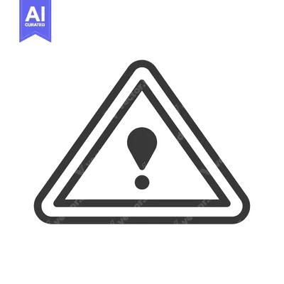 Popular premium asset: Black and White Warning Sign with Exclamation Mark