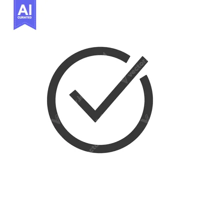 Popular premium asset: Black check mark inside a circle icon