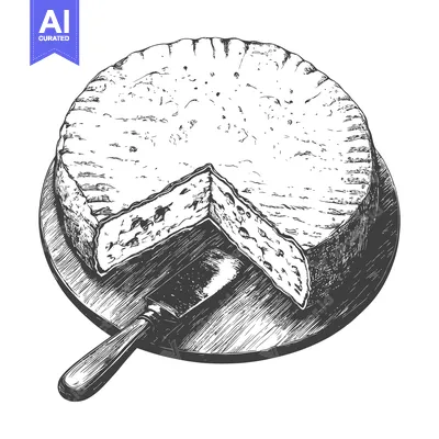Popular premium asset: Round Cheese Wheel on Wooden Board with Cheese Knife