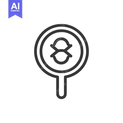 Popular premium asset: Magnifying Glass with Infinity Symbol: Minimalist Line Art Icon