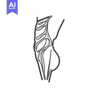 Aset premium populer: Artistic illustration of a flower with unique and detailed features