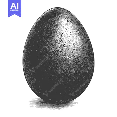Popular premium asset: A Single Large Dark Egg Illustration