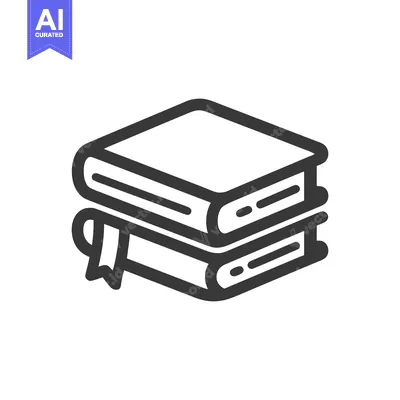 Popular premium asset: Stacked Books Icon with Bookmark, Education and Knowledge Symbol, Mini