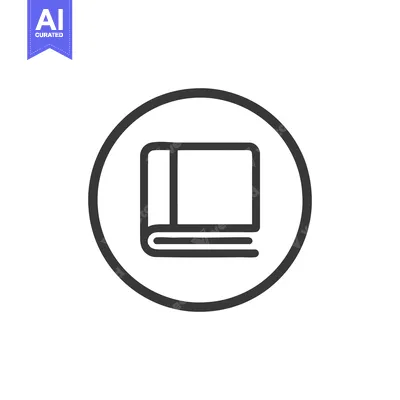 Popular premium asset: Minimalist Book Icon: Encircled Linear Graphic Design Element
