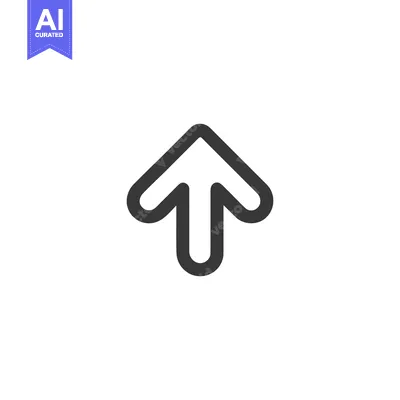Popular premium asset: Bold Upward Arrow Icon: Minimalist Gray Vector Graphic