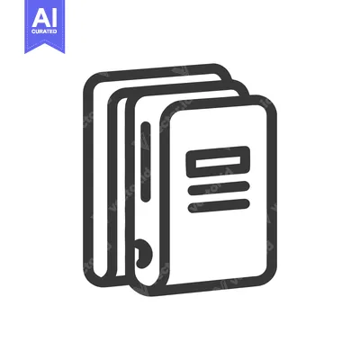Stacked File Folders Icon: Organized Documents and Information Managem