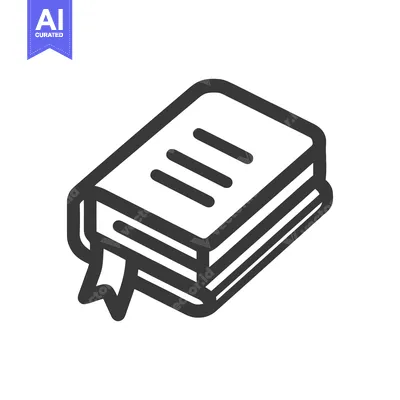 Aset premium populer: Simple Book Icon: Minimalist Design with Bookmark, Education, Reading