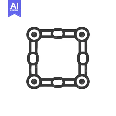 Interconnected Square: Geometric Design with Circular Joints and Linea