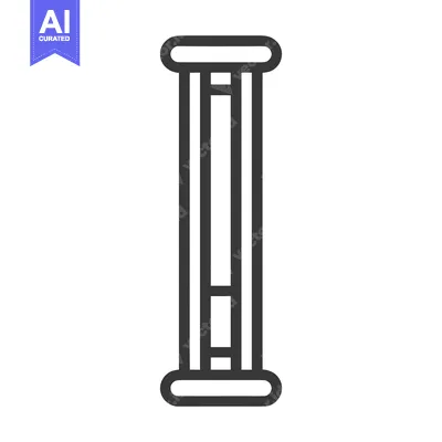 Popular premium asset: Minimalist Column Icon: Classic Architectural Design in Bold Outline