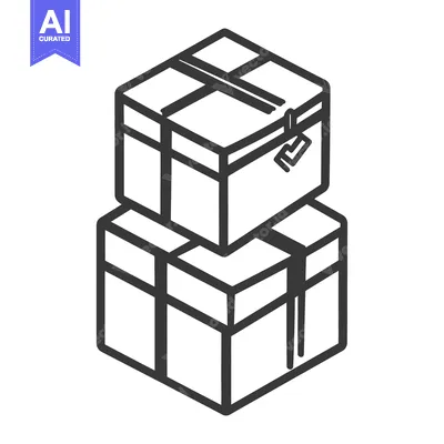 Two stacked boxes of deliveries or moving packages are visible